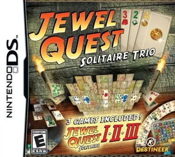 Jewel Quest - Solitaire Trio (USA) (En,Fr,Nl) box cover front